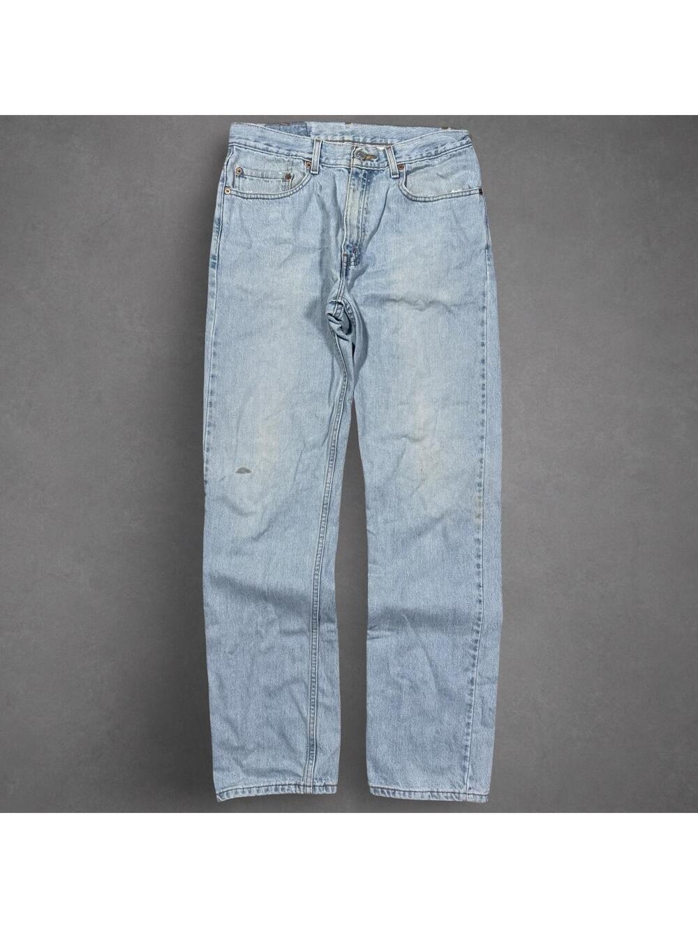 Vintage Levi’s 505 Light Wash Straight Leg Jeans 33x34